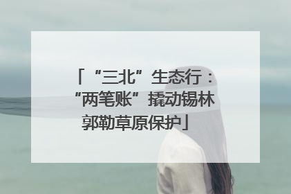 “三北”生态行：“两笔账”撬动锡林郭勒草原保护