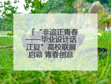 “非遗正青春——毕业设计话江夏”高校联展启幕 青春创意激活千年文脉