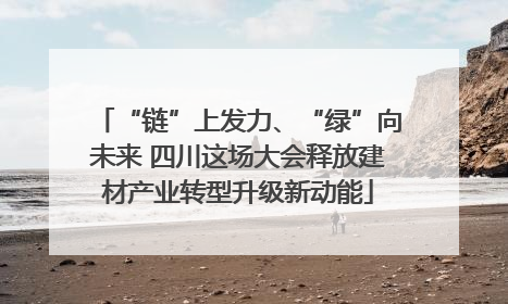 “链”上发力、“绿”向未来 四川这场大会释放建材产业转型升级新动能
