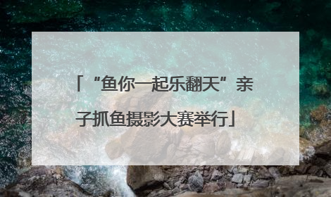 “鱼你一起乐翻天”亲子抓鱼摄影大赛举行