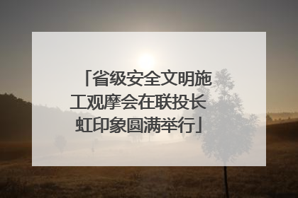 省级安全文明施工观摩会在联投长虹印象圆满举行