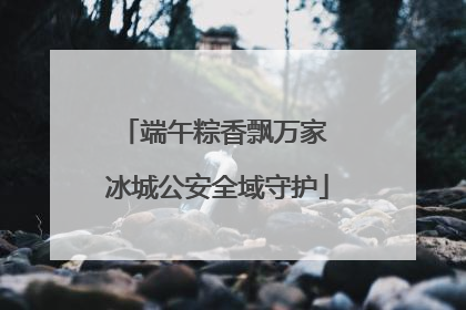端午粽香飘万家 冰城公安全域守护