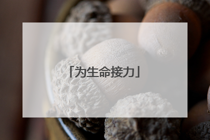 为生命接力
