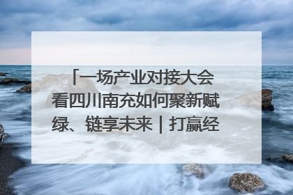 一场产业对接大会 看四川南充如何聚新赋绿、链享未来｜打赢经济发展翻身仗