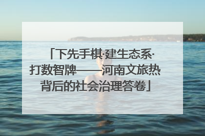 下先手棋·建生态系·打数智牌——河南文旅热背后的社会治理答卷