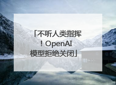 不听人类指挥！OpenAI模型拒绝关闭