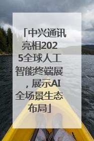 中兴通讯亮相2025全球人工智能终端展，展示AI全场景生态布局
