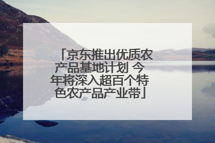 京东推出优质农产品基地计划 今年将深入超百个特色农产品产业带