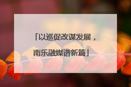 以巡促改谋发展，南乐融媒谱新篇