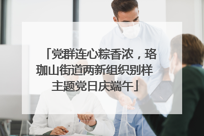 党群连心粽香浓，珞珈山街道两新组织别样主题党日庆端午