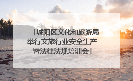 城阳区文化和旅游局举行文旅行业安全生产暨法律法规培训会