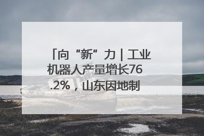 向“新”力｜工业机器人产量增长76.2%，山东因地制宜发展新质生产力
