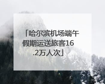 哈尔滨机场端午假期运送旅客16.2万人次