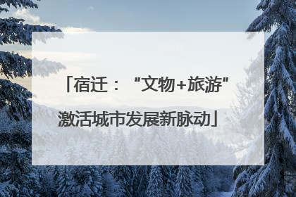 宿迁：“文物+旅游”激活城市发展新脉动
