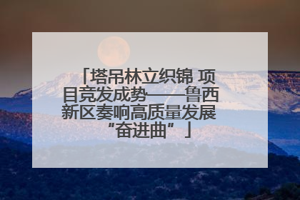 塔吊林立织锦 项目竞发成势——鲁西新区奏响高质量发展“奋进曲”