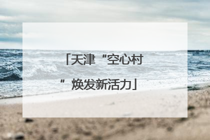 天津“空心村”焕发新活力
