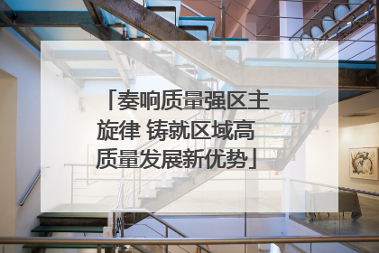 奏响质量强区主旋律 铸就区域高质量发展新优势