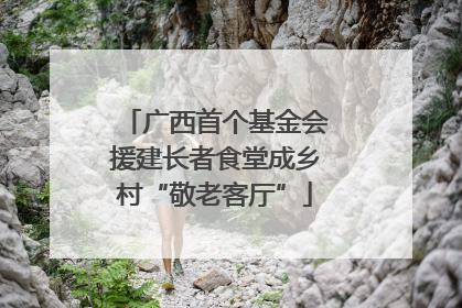 广西首个基金会援建长者食堂成乡村“敬老客厅”