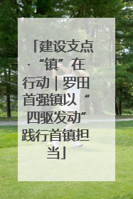 建设支点·“镇”在行动｜罗田首强镇以“四驱发动”践行首镇担当