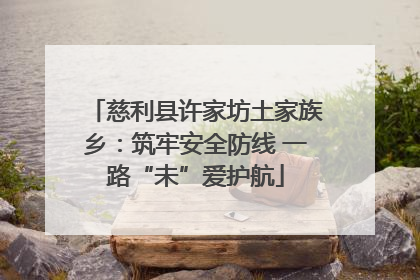 慈利县许家坊土家族乡：筑牢安全防线 一路“未”爱护航