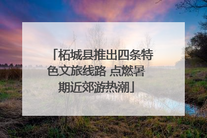 柘城县推出四条特色文旅线路 点燃暑期近郊游热潮