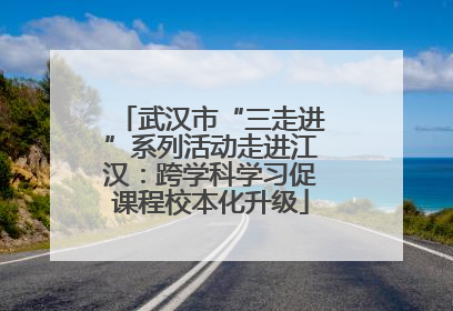 武汉市“三走进”系列活动走进江汉：跨学科学习促课程校本化升级