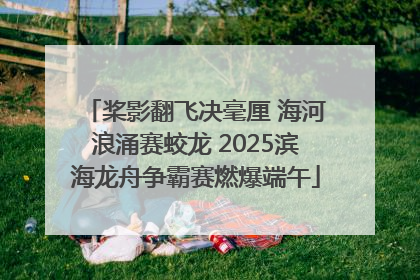 桨影翻飞决毫厘 海河浪涌赛蛟龙 2025滨海龙舟争霸赛燃爆端午