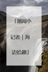 潮闻小记者｜海边拾趣