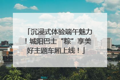 沉浸式体验端午魅力！城阳巴士“粽”享美好主题车厢上线！