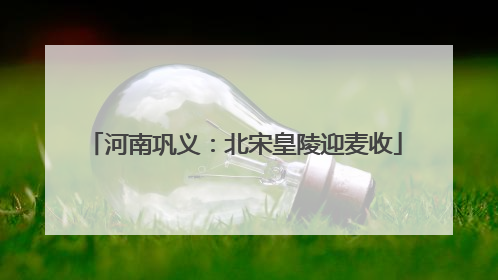 河南巩义：北宋皇陵迎麦收
