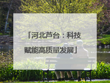 河北芦台：科技赋能高质量发展