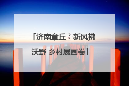 济南章丘：新风拂沃野 乡村展画卷