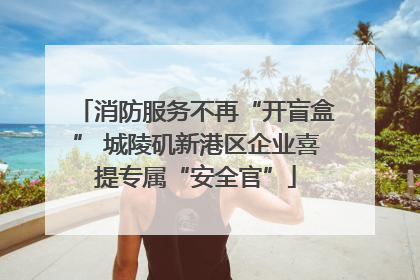 消防服务不再“开盲盒” 城陵矶新港区企业喜提专属“安全官”