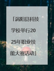 涡阳县科技学校举行2025年职业技能大赛活动