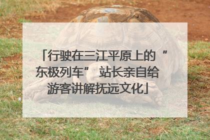行驶在三江平原上的“东极列车” 站长亲自给游客讲解抚远文化