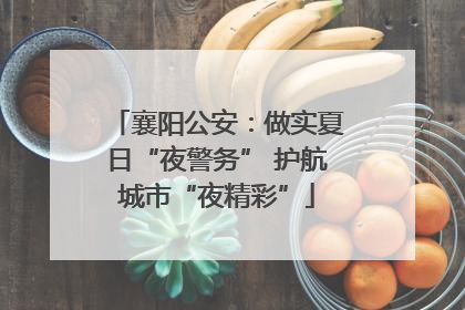 襄阳公安：做实夏日“夜警务” 护航城市“夜精彩”