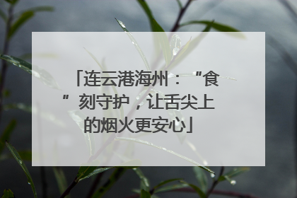 连云港海州：“食”刻守护，让舌尖上的烟火更安心