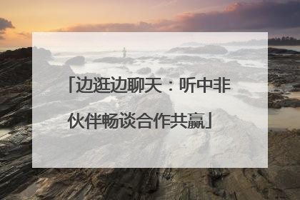 边逛边聊天：听中非伙伴畅谈合作共赢