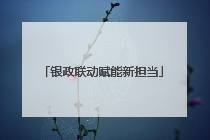 银政联动赋能新担当