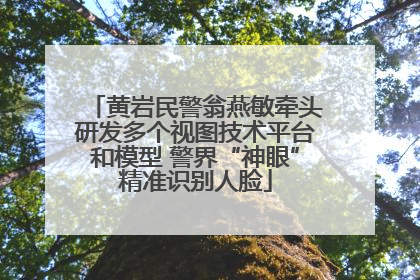 黄岩民警翁燕敏牵头研发多个视图技术平台和模型 警界“神眼”精准识别人脸