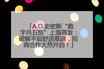 A.O.史密斯“数字真五恒”上海首发：破解平层舒适难题，招商合作火热开启！